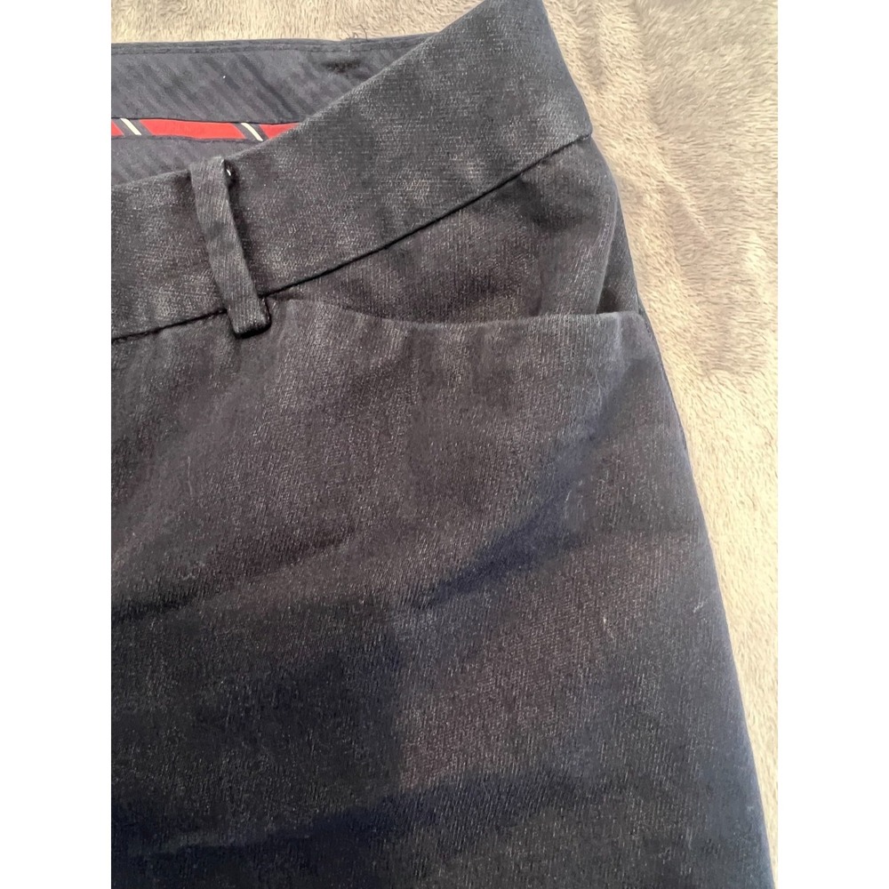 Talbots Hampshire Ankle Pants Womens Size 10 Navy Blue Stretch Career Work Pants - Picture 6 of 11